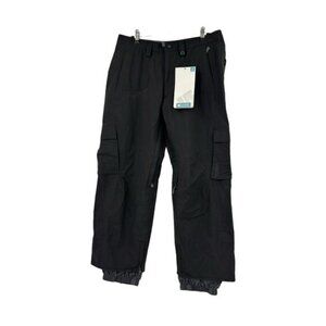 Burton Pants Womens Small Stakeout Cargo Snowboard True Black Waterproof NWT